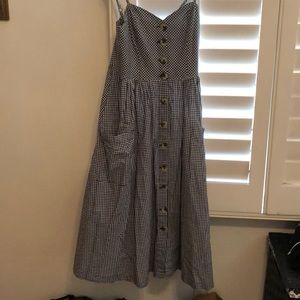 BDG gingham midi dress